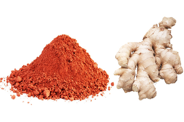 red clay and ginger for curing vitiligo